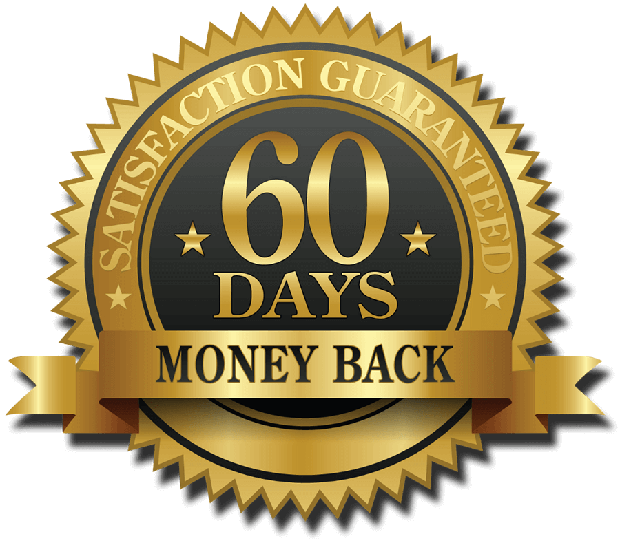 60 Day Money-Back Guarantee Seal